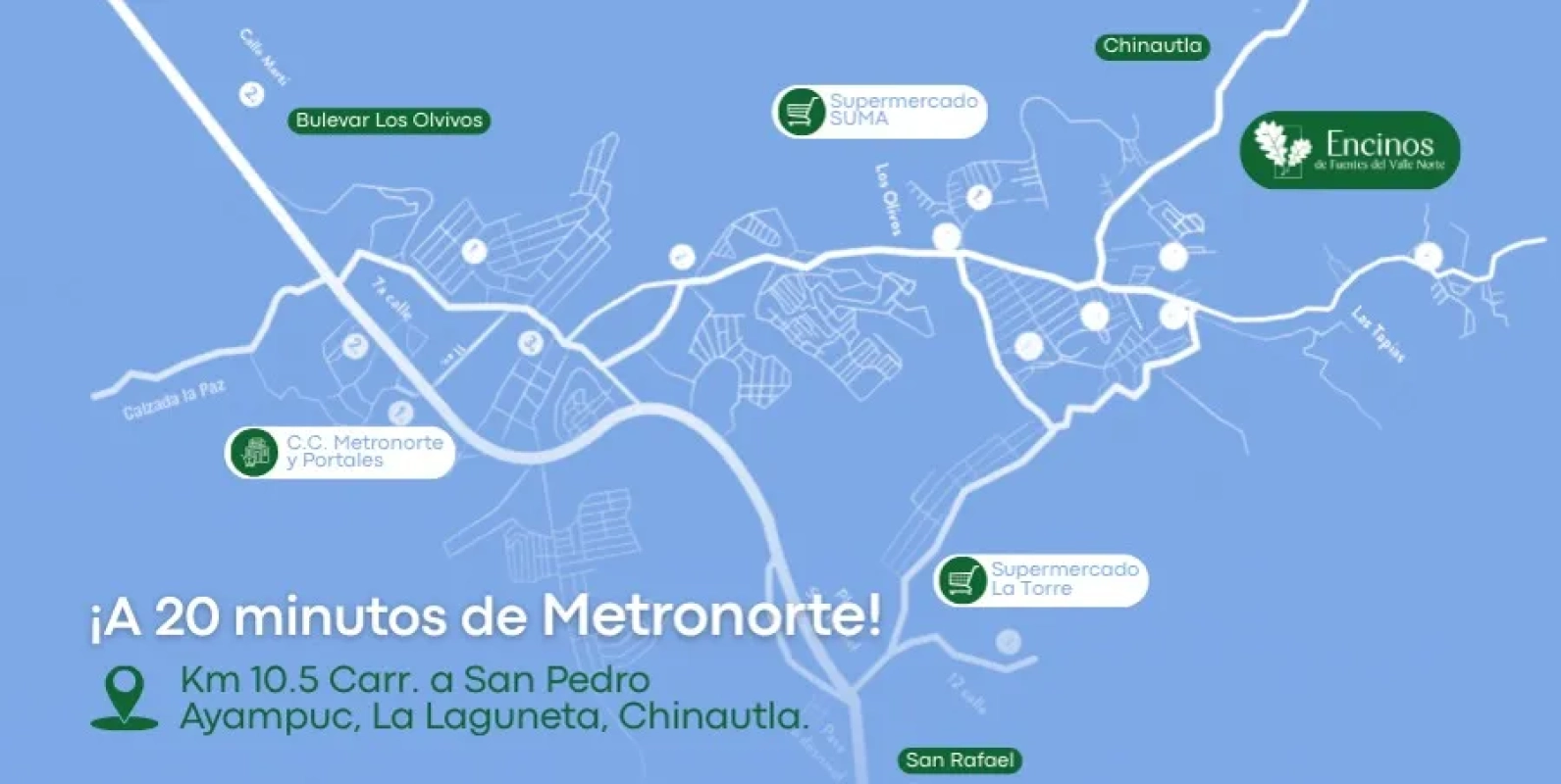 Encinos de Fuentes del Valle Norte / Zona 18