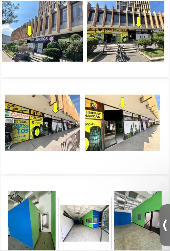 Amplio local comercial en Edificio Centroamericano, Zona 4