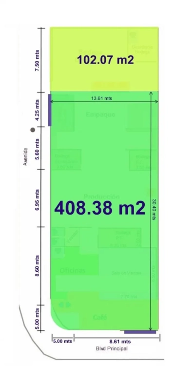 Propiedad comercial sobre Boulevard San Cristóbal