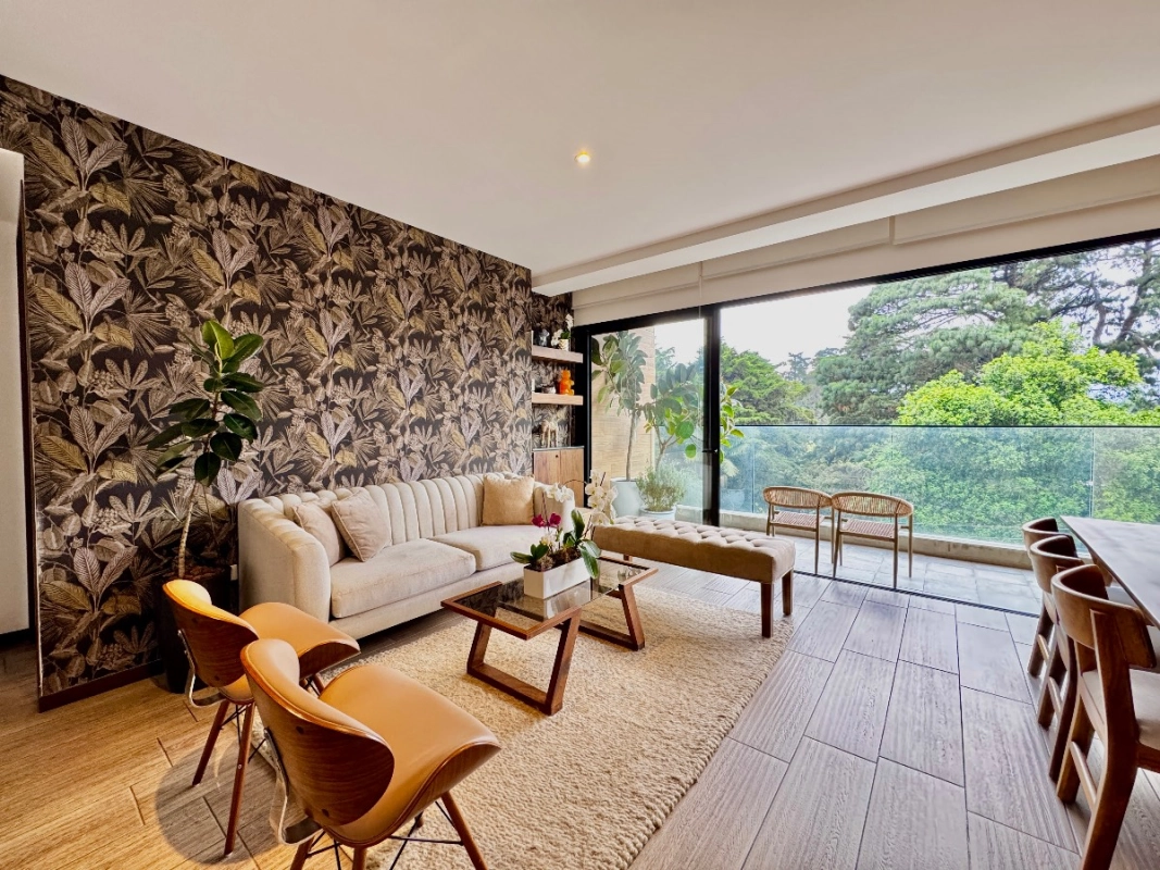 Apartamento de 2 dormitorios en zona 14, amueblado