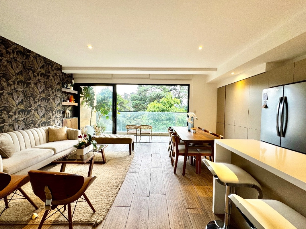 Apartamento de 2 dormitorios en zona 14, amueblado