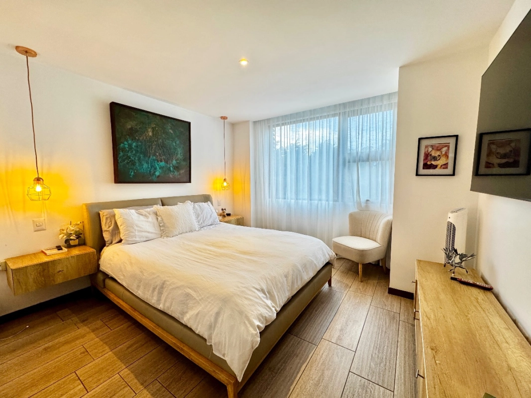 Apartamento de 2 dormitorios en zona 14, amueblado