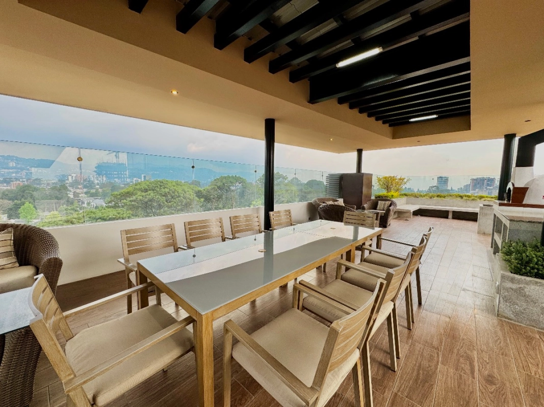 Apartamento de 2 dormitorios en zona 14, amueblado