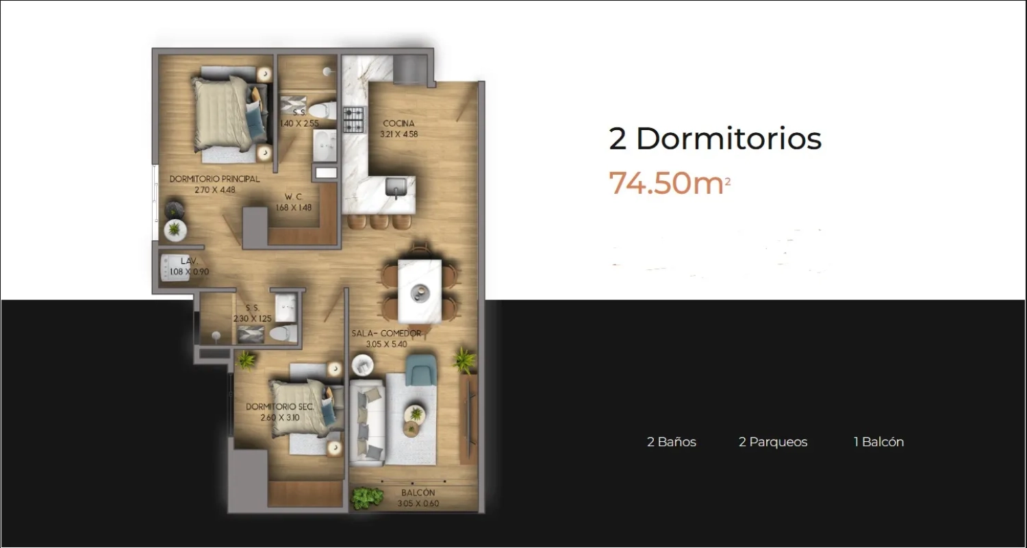 Apartamento en Zona 10